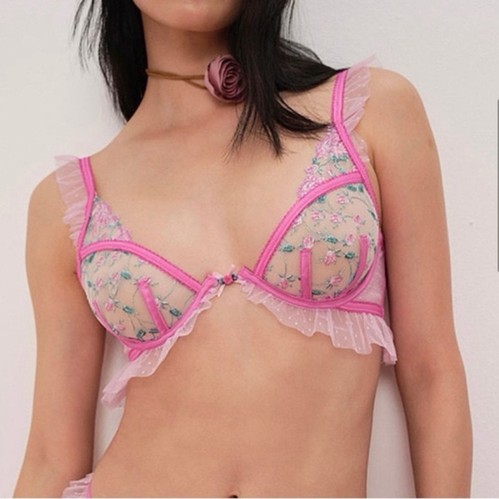 For Love & Lemons Viviane Rose Underwire Bra